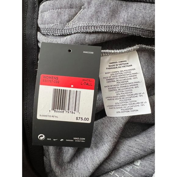 NEW DRI-FIT SHOWTIME WOMEN'S BASKETBALL PANTS SIZE LT BLACK HEATHER SDSU AZTECS - Picture 5 of 5